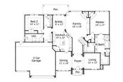 European Style House Plan - 6 Beds 4 Baths 4229 Sq/Ft Plan #411-323 