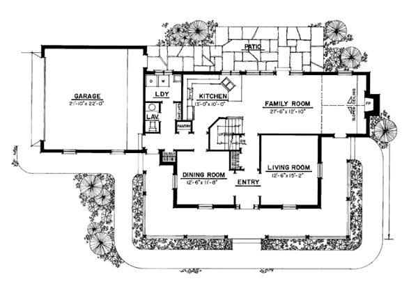 Home Plan - Victorian Floor Plan - Main Floor Plan #1016-60
