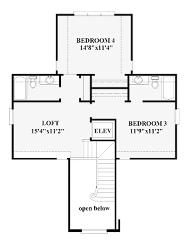 Home Plan - Colonial Floor Plan - Other Floor Plan #991-24