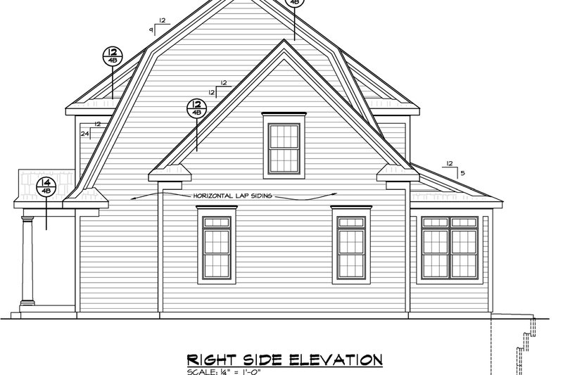 Dream House Plan - Exterior - Other Elevation 1 for Colonial House Plan #20-2249 - 3 bed, 2.5 bath