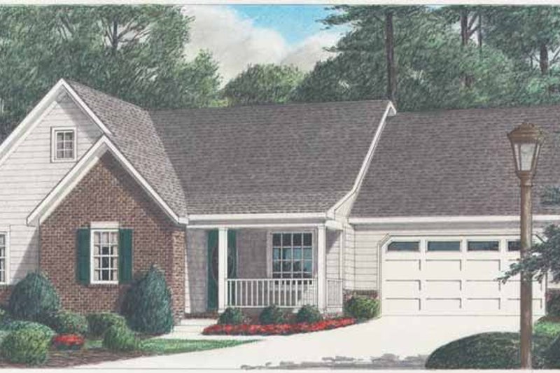 House Design - Traditional Exterior - Front Elevation Plan #34-249