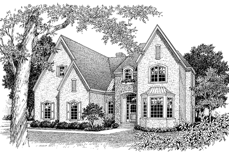 Dream House Plan - Country Exterior - Front Elevation Plan #453-276