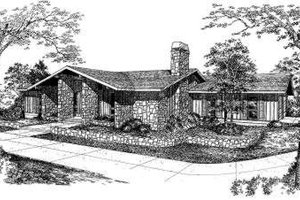 Modern Exterior - Front Elevation Plan #322-108