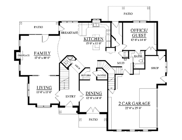 Home Plan - Country Floor Plan - Main Floor Plan #937-9