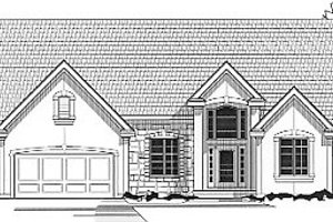 Traditional Exterior - Front Elevation Plan #67-385