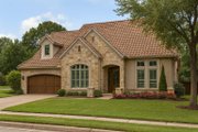 European Style House Plan - 3 Beds 2.5 Baths 2721 Sq/Ft Plan #17-204 Exterior 