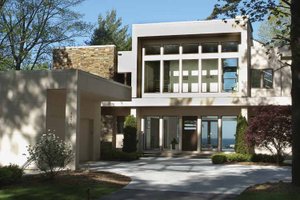 Contemporary Exterior - Front Elevation Plan #928-77