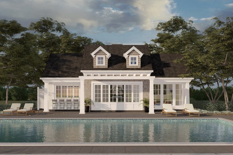 Beach Style House Plan - 1 Beds 1 Baths 1270 Sq/Ft Plan #1114-31