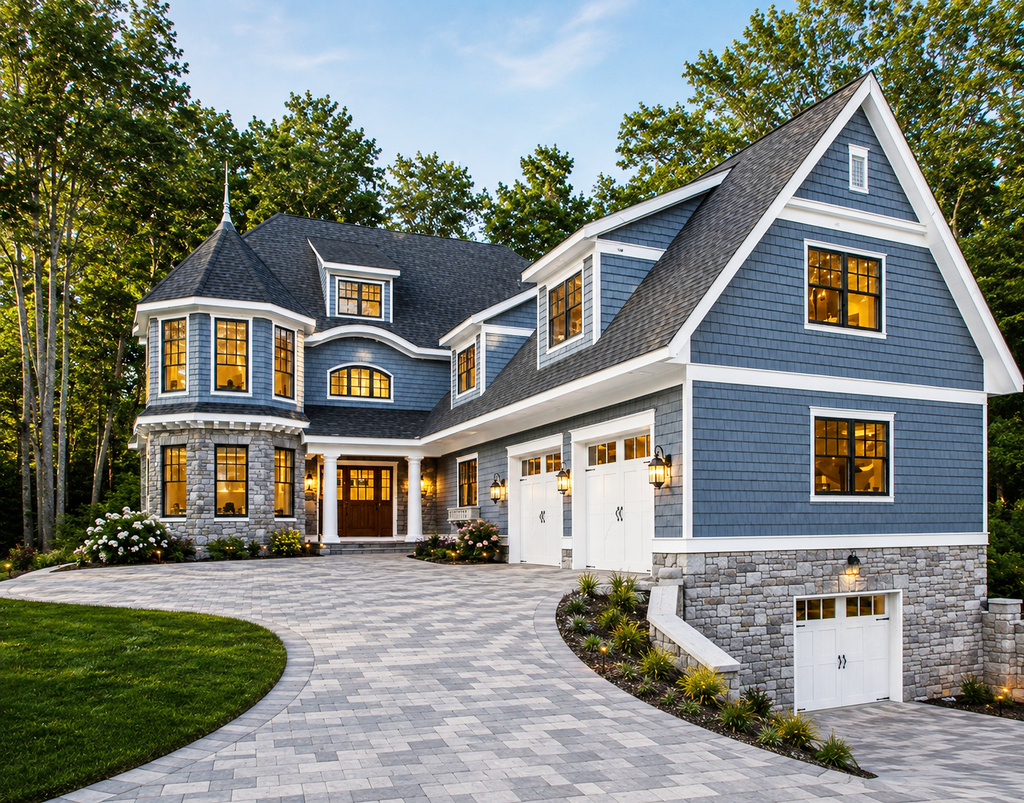 Exterior - Front Elevation 5 for Craftsman House Plan #928-71 - 3 bed, 4.5 bath