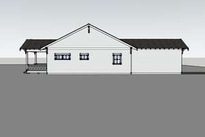 Exterior - Other Elevation 1 for Bungalow House Plan #1105-18 - 2 bed, 1 bath