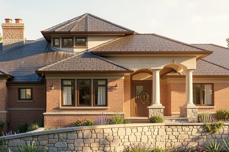 Architectural House Design - Exterior - Front Elevation 2 for Ranch House Plan #1122-16 - 1 bed, 2 bath