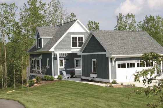 Exterior - Front Elevation 5 for Traditional House Plan #928-109 - 2 bed, 1.5 bath