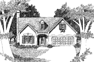 House Design - Ranch Exterior - Front Elevation Plan #129-172