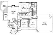 Farmhouse Style House Plan - 3 Beds 2 Baths 1583 Sq/Ft Plan #312-527 