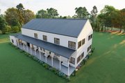 Barndominium Style House Plan - 5 Beds 4 Baths 4644 Sq/Ft Plan #1107-28 