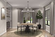 Modern Style House Plan - 4 Beds 4 Baths 3469 Sq/Ft Plan #455-504 