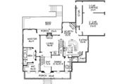 Southern Style House Plan - 4 Beds 3.5 Baths 3960 Sq/Ft Plan #15-262 