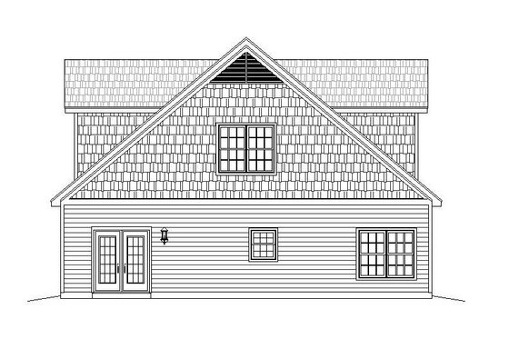 Exterior - Other Elevation 1 for Country House Plan #932-248 - 1 bed, 1.5 bath