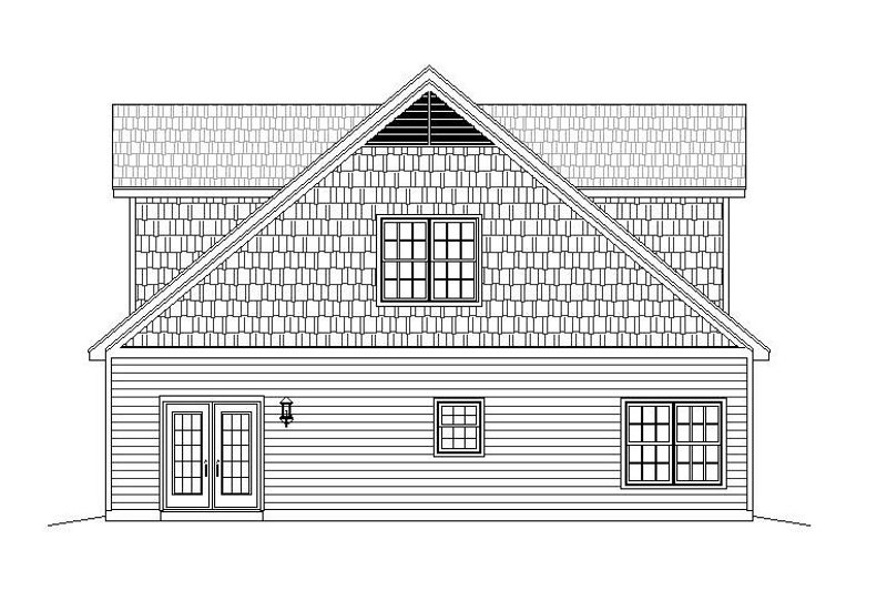 Home Plan - Exterior - Other Elevation 1 for Country House Plan #932-248 - 1 bed, 1.5 bath