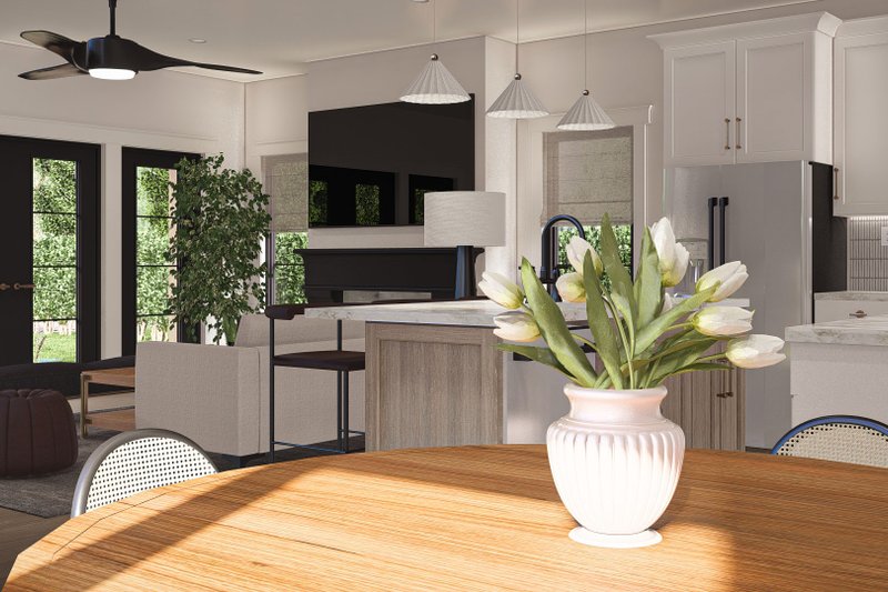 Architectural House Design - Interior - Dining Room 1 for Traditional House Plan #455-435 - 3 bed, 2.5 bath