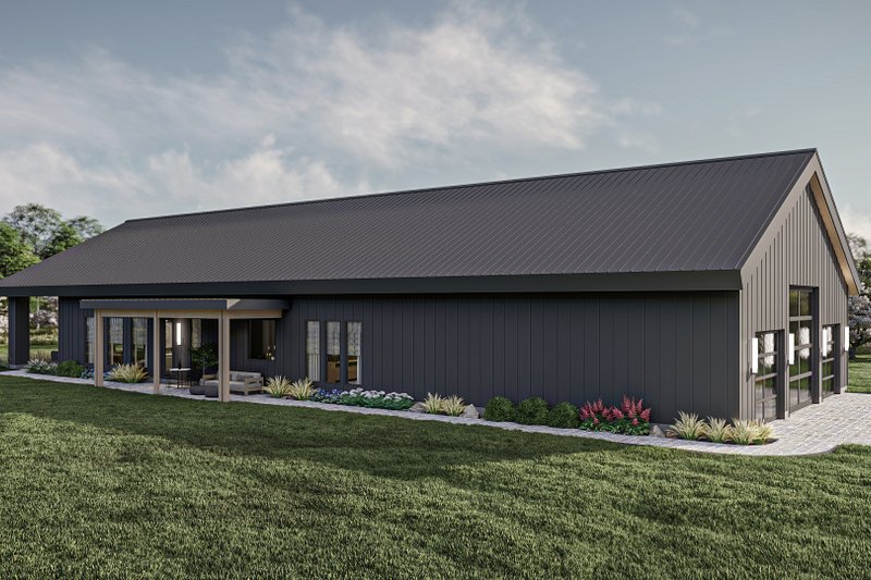 Dream House Plan - Modern Exterior - Front Elevation Plan #455-527