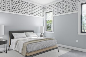 Interior - Bedroom 1 for Mediterranean House Plan #455-256 - 3 bed, 2.5 bath