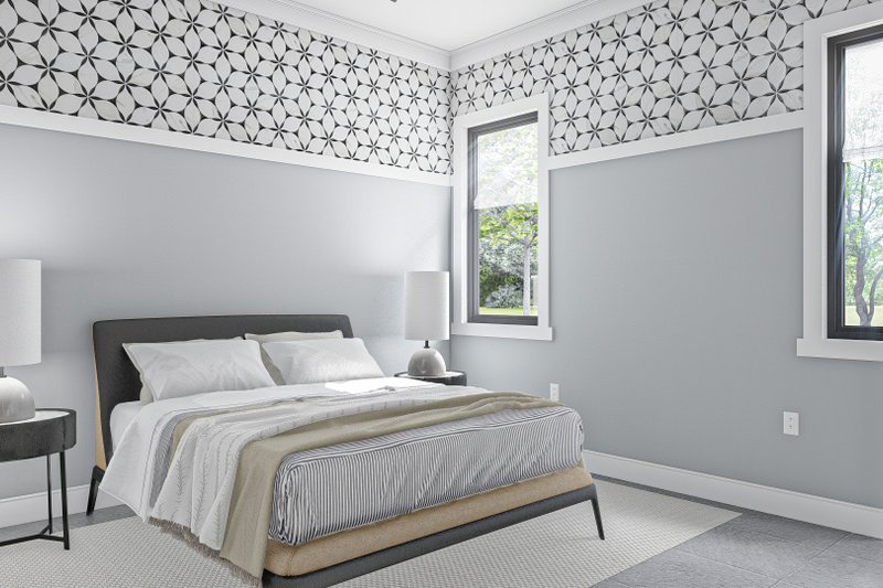 Dream House Plan - Interior - Bedroom 1 for Mediterranean House Plan #455-256 - 3 bed, 2.5 bath