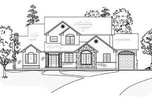 Traditional Exterior - Front Elevation Plan #5-210
