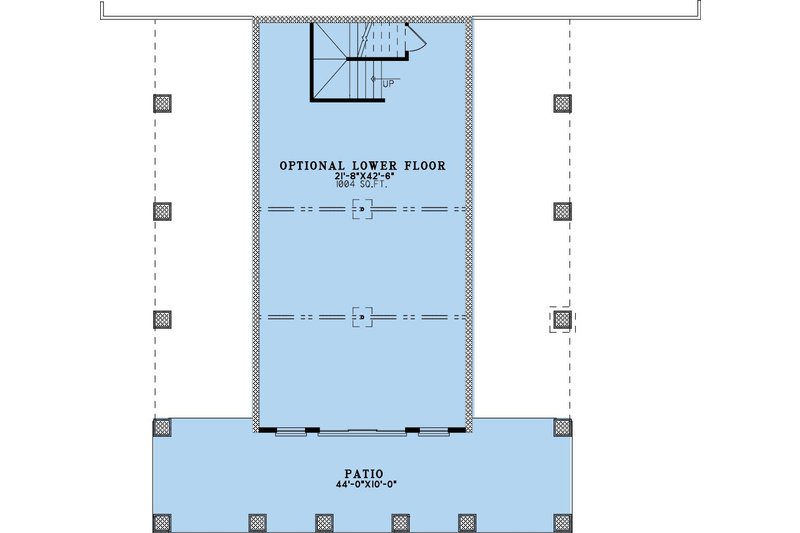 House Plan Design - Floor Plan - Lower Floor for Farmhouse House Plan #923-373 - 3 bed, 3.5 bath