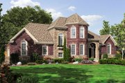 European Style House Plan - 3 Beds 2.5 Baths 1908 Sq/Ft Plan #46-465 