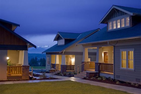 Exterior - Front Elevation 3 for Craftsman House Plan #461-31 - 3 bed, 2 bath