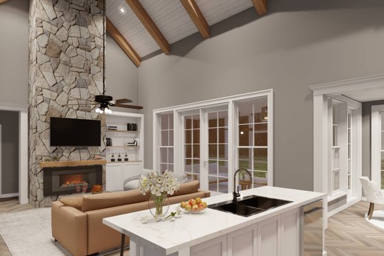 Interior - Kitchen 2 for Farmhouse House Plan #923-359 - 5 bed, 3 bath