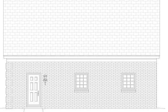 Exterior - Other Elevation 1 for Country House Plan #932-283, 0 bath