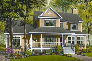 Traditional Exterior - Front Elevation Plan #23-841