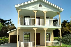 Exterior - Other Elevation for Southern House Plan #420-221 - 3 bed, 2.5 bath