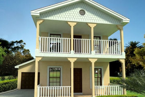 Exterior - Other Elevation for Southern House Plan #420-221 - 3 bed, 2.5 bath