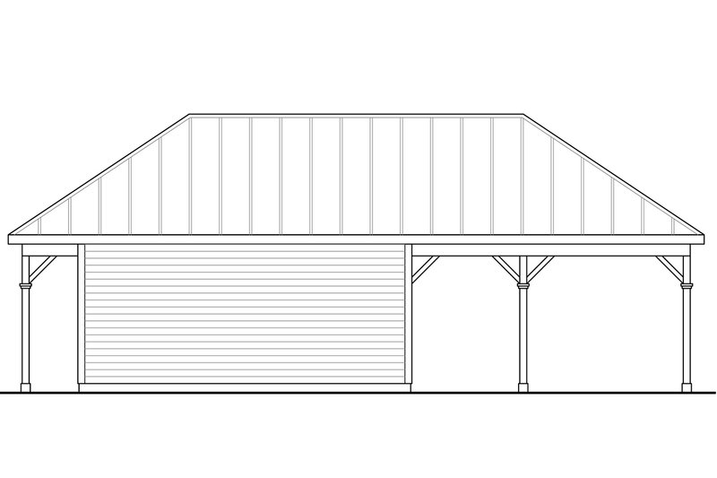 Architectural House Design - Exterior - Other Elevation for Cottage House Plan #124-998, 0 bath