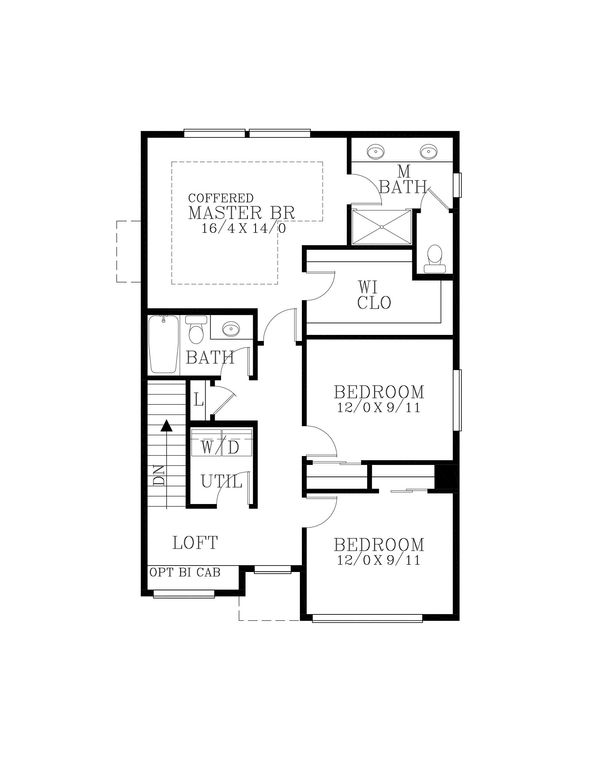 Home Plan - Craftsman Floor Plan - Main Floor Plan #53-645