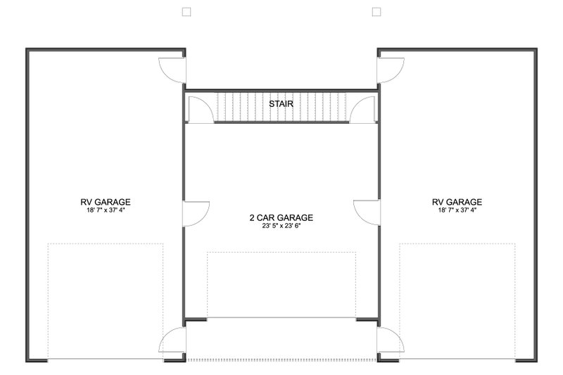 Architectural House Design - Floor Plan - Main Floor for Farmhouse House Plan #1060-343, 0 bath