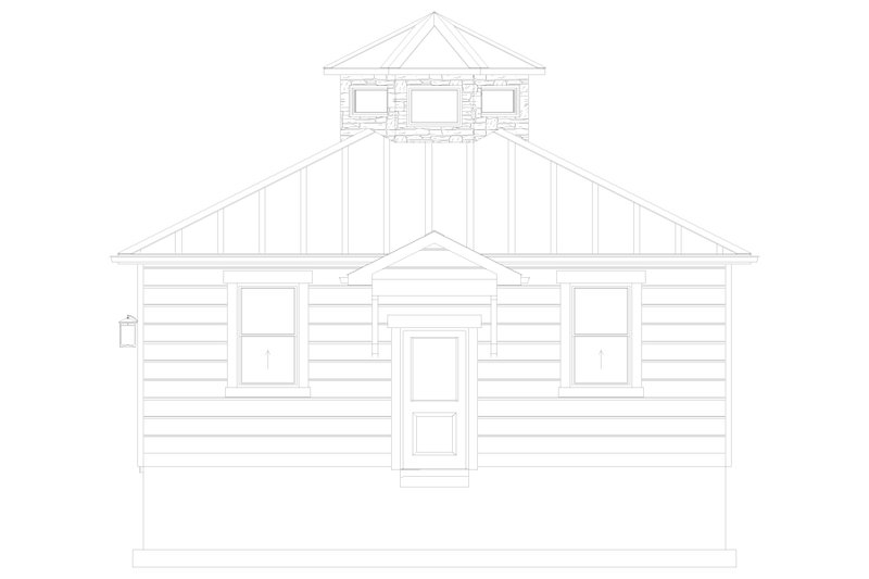 Dream House Plan - Exterior - Other Elevation 3 for Bungalow House Plan #1060-122, 0 bath