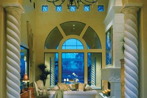 Interior - Entry for Mediterranean House Plan #930-34 - 4 bed, 4.5 bath