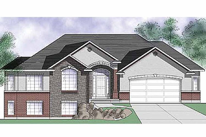 Home Plan - Exterior - Front Elevation 3 for Traditional House Plan #945-13 - 3 bed, 2.5 bath