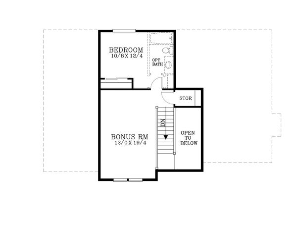 House Plan Design - Craftsman Floor Plan - Upper Floor Plan #53-582