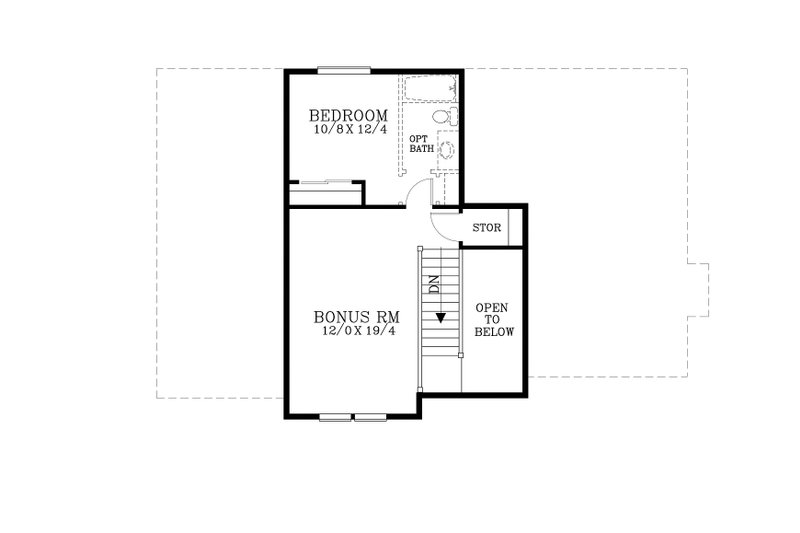 Home Plan - Floor Plan - Upper Floor for Craftsman House Plan #53-582 - 4 bed, 3 bath