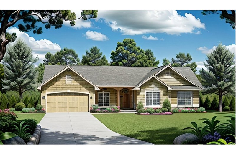 Dream House Plan - Traditional Exterior - Front Elevation Plan #58-176