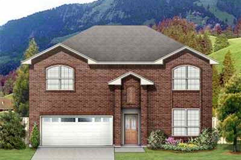 Architectural House Design - Traditional Exterior - Front Elevation Plan #84-123