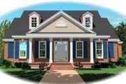 Colonial Style House Plan - 3 Beds 2.5 Baths 2554 Sq/Ft Plan #81-610 