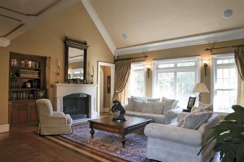 Architectural House Design - Interior - Family Room for Mediterranean House Plan #927-202 - 5 bed, 4.5 bath
