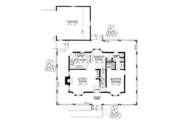 Victorian Style House Plan - 3 Beds 2 Baths 1673 Sq/Ft Plan #72-1132 Floor 