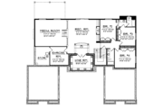 Mediterranean Style House Plan - 4 Beds 3.5 Baths 4457 Sq/Ft Plan #70-1399 